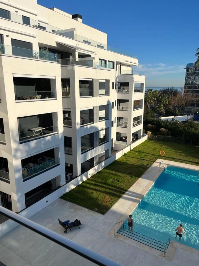 Marbella Luxury Brand New 2-Bedroom Apartment, 3 Min Walk To The Beach! Luaran gambar